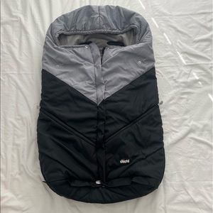 CHICCO Universal Baby Stroller Sleeping Bag Footmuff muff blanket Black Gray